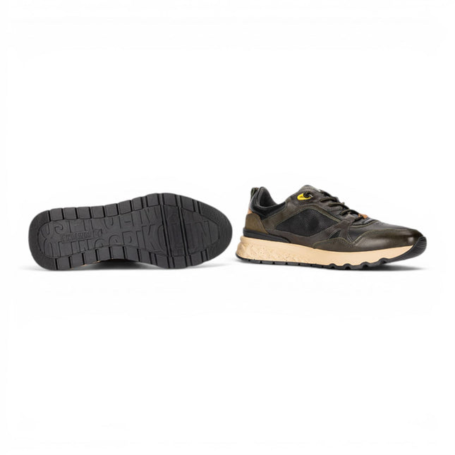 Pikolinos Men's Black Leather Sneakers Slip-on Trainers Shoes - Aranda