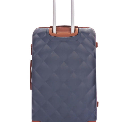Grey Hard Shell Suitcase Luggage Set Travel Bag
