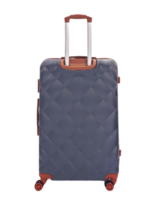 Grey Hard Shell Suitcase Luggage Set Travel Bag