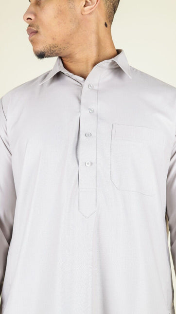Mens Cream Thobe Jubba Saudi Ramadan Eid Islamic Kaftan Kaudara Arabic Jubbah