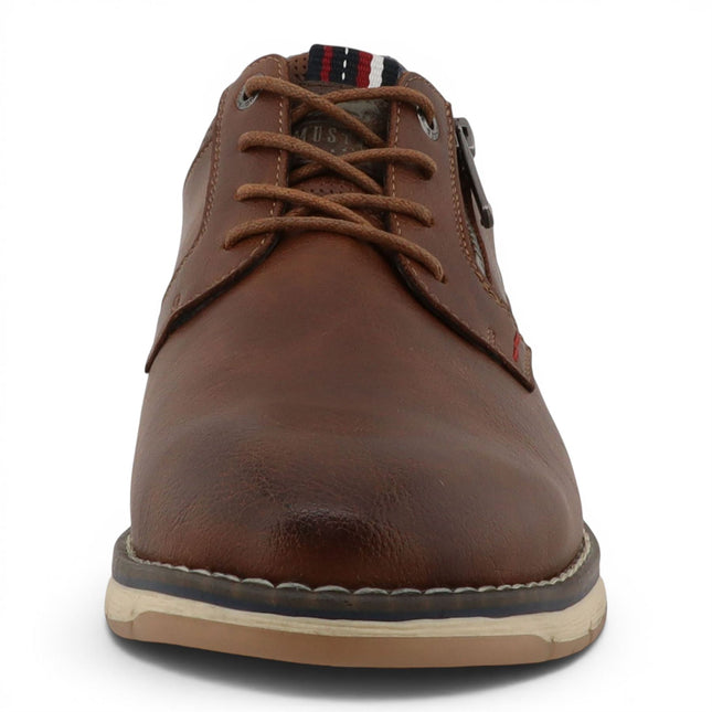 Mustang Men's Brown Faux Leather Casual Outdoor Shoes - M0031004