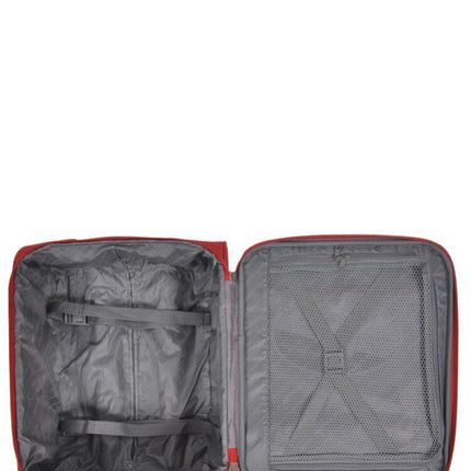 Lightweight Soft Casing Cabin Suitcase 8 Wheel Luggage Travel