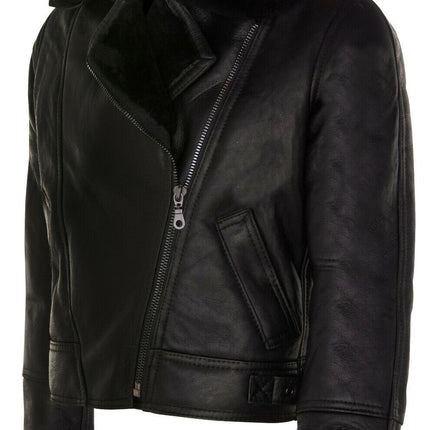 Womens B3 Sheepskin Leather Flying Jacket-Bergamo