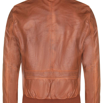 Mens Leather Air Force Bomber Jacket - Belgrade