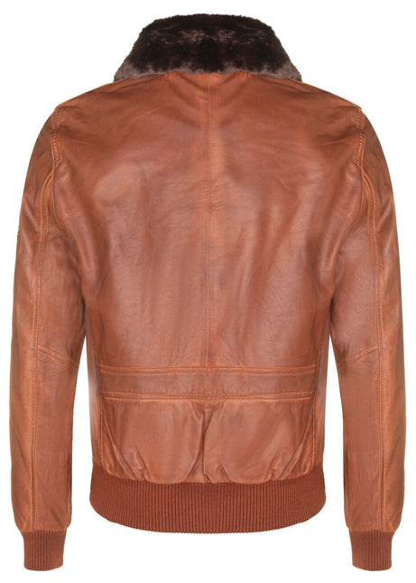 Mens Leather Air Force Bomber Jacket - Belgrade