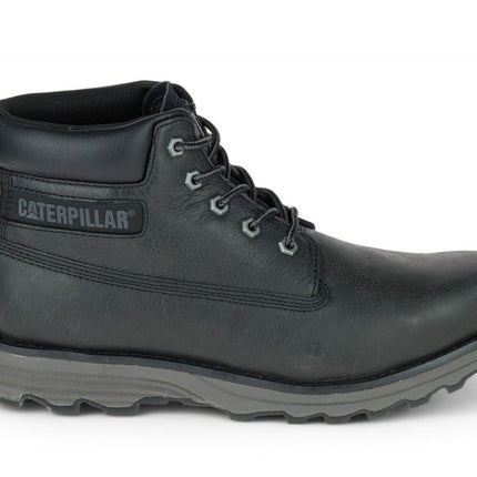 Caterpillar Men's Founder Black Leather Everyday Ankle Boots