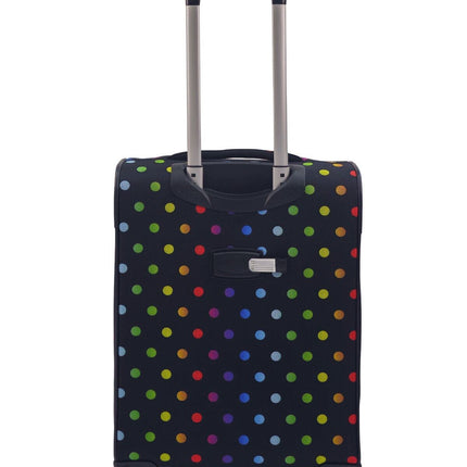 Soft Shell Cabin Suitcase 55 x 37 x 20 cm Lightweight Luggage Suitable for Easyjet, Ryanair