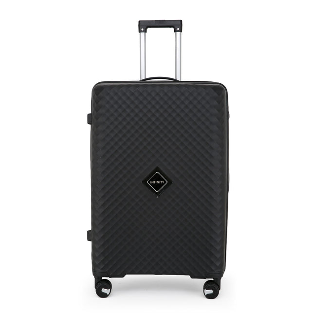 Dual 4 Wheel Robust Lightweight TSA Hard Shell Suitcase Luggage Travel Bags Set