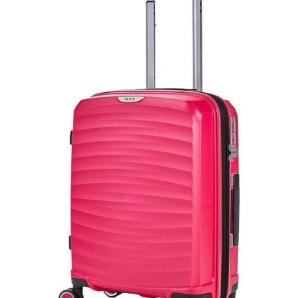 Hard Shell Classic Suitcase 8 Wheel Cabin Luggage Trolley Travel Bag