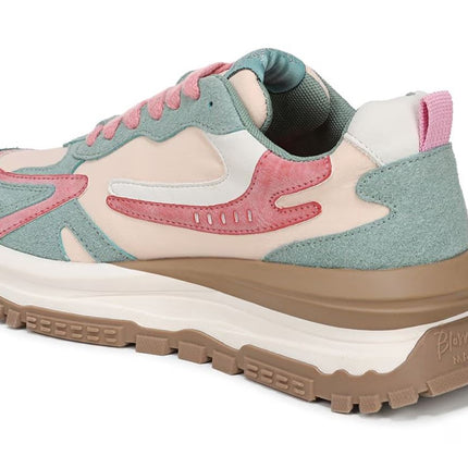 Blowfish Malibu Womens Watermelon Retro Lace-Up Sneakers -Leo