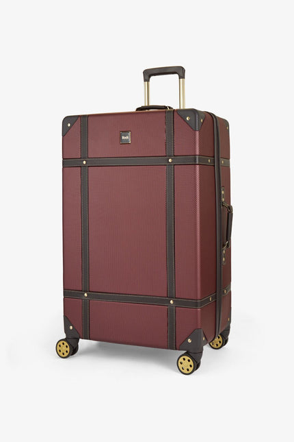 Vintage Hard Shell  Luggage Trunk Suitcase Set
