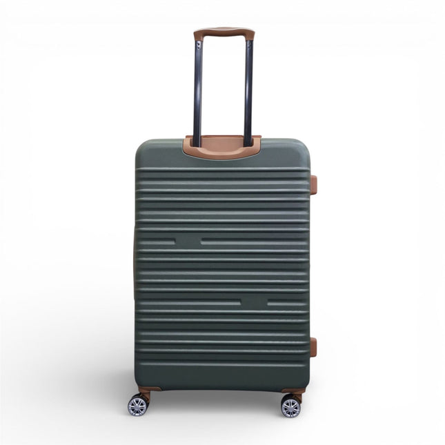 Expandable Hard Shell ABS Suitcase Set 8 Wheel Robust Travel Case Holiday Luggage