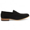 Men's Black Suede Loafers Lightweight Slip-On Casual Shoes