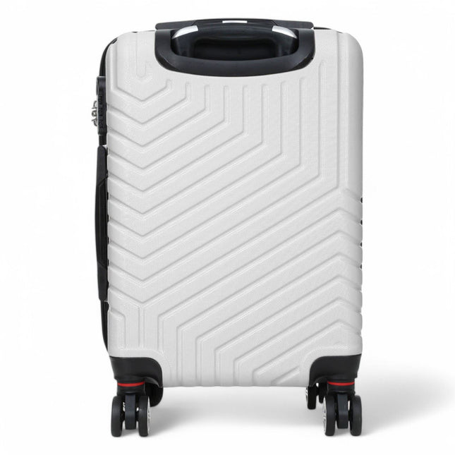Hard Shell Expandable Cabin 55 x 37 x 22 cm cm ABS Suitcase Luggage Suitable for Easyjet, Ryanair