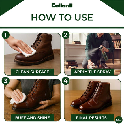 Collonil 1909 Supreme Wax Spray 200ml Waterproof & Conditioning Leather Care