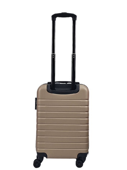 Lightweight Gold Hard Shell ABS Suitcase Luggage Set