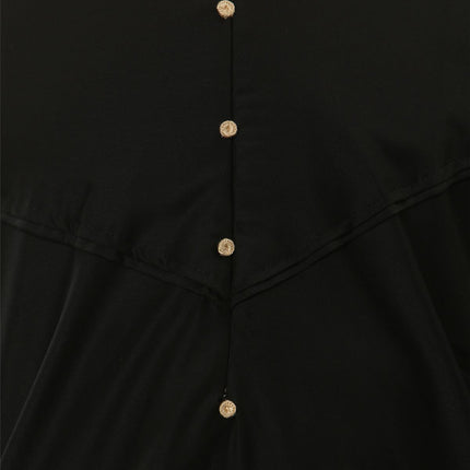 Kid's Boys Black Omani Eid Thobe  Saudi Emirati Jubba Robe