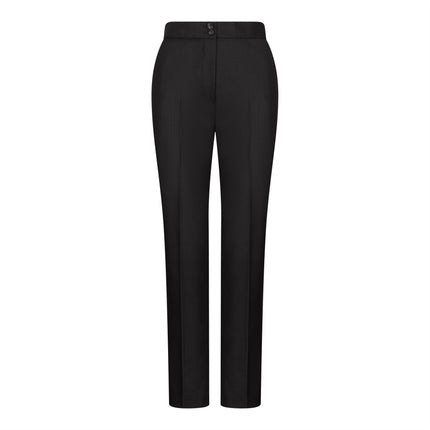 Women's 3 Piece Tailored Fit Plain Black Formal Office Suit