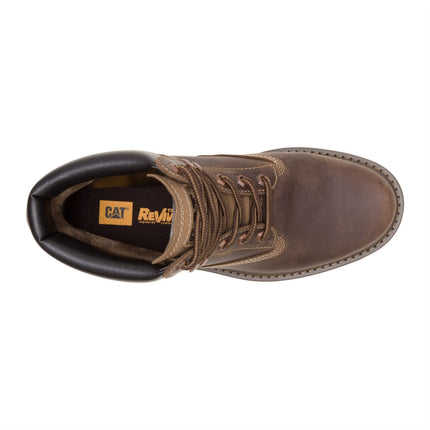 Caterpillar (CAT) Men's Brown Waterproof Leather Lace Up Ankle Boots -  Colorado 2.0 Tractor