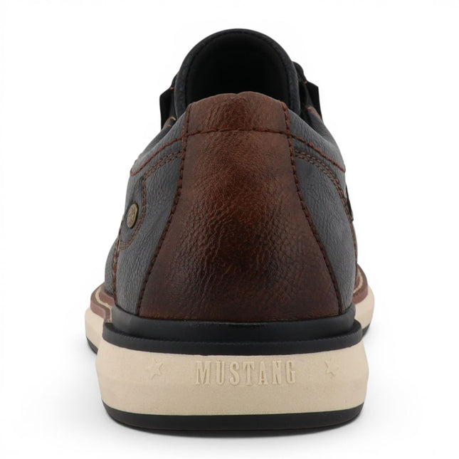Mustang Men's Black Faux Leather Casual Outdoor Shoes - M0141002