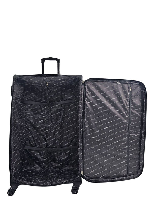 Soft Shell Suitcase Luggage Set Travel Light Carry On Cabin Bag