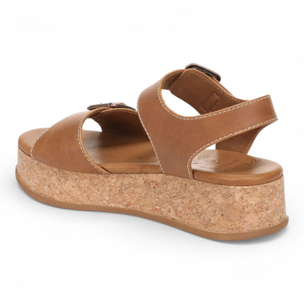 Blowfish Malibu Women’s Tan Faux Leather Platform Sandals - Magical