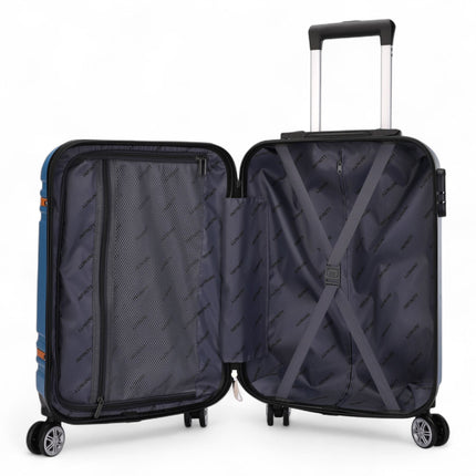 Hard Shell Cabin 36 x 22 x 56 cm ABS Suitcase Suitable for Easyjet, Ryanair, Wizzair