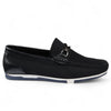 Men's Black Lightweight Mesh Slip-On Breathable Loafers