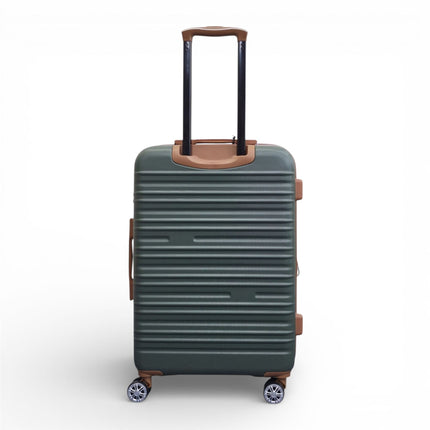 Expandable Hard Shell ABS Suitcase Set 8 Wheel Robust Travel Case Holiday Luggage