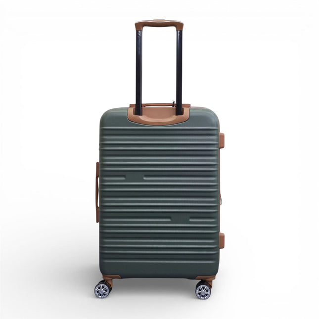 Expandable Hard Shell ABS Suitcase Set 8 Wheel Robust Travel Case Holiday Luggage