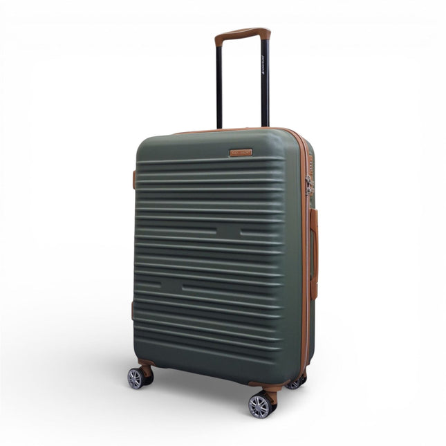 Expandable Hard Shell ABS Suitcase Set 8 Wheel Robust Travel Case Holiday Luggage