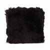 Genuine Sheepskin Chocolate Brown  40x40cm Real Wool Single Sided Cushion
