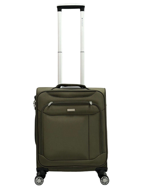 Lightweight Suitcase  4 Wheel Luggage Travel Cabin TSA Soft Bag