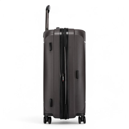 Expandable Hard Shell PP 8 Wheel Luggage Travel Cabin Holiday Bags Suitcase Set