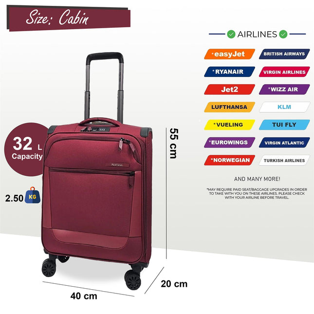 Lightweight  4 Wheel Luggage Suitcase