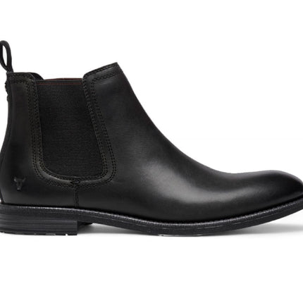 Windsorsmith Mens Black Leather Chelsea Ankle Dealer Boots - Sergio