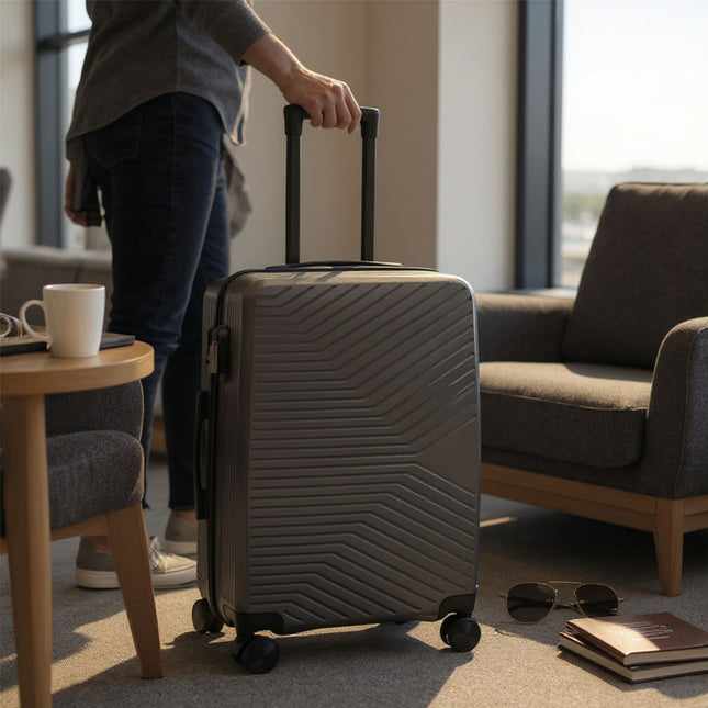 Hard Shell Cabin  48 x 37 x 20 cm Luggage Suitcase Suitable for Easyjet, Ryanair