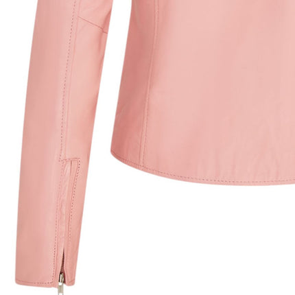 Women's Classic Brando Biker Leather Jacket - Broome
