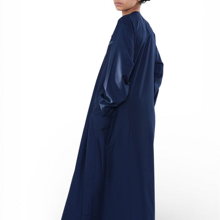 Kids Boys Eid Navy Blue Moroccan Thobe Robe Djellaba Ramadan Eid Jubba- K-HM10