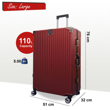 Hardshell Suitcase Set Robust 8 Wheel Cabin Luggage Suitcases