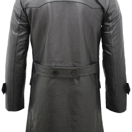 Mens Cowhide Leather Peacoat-Dortmund
