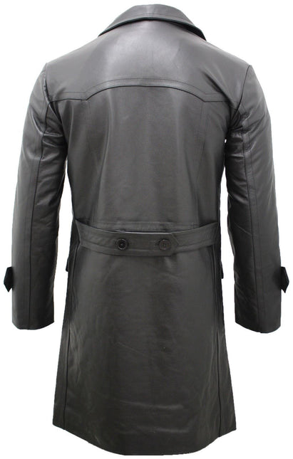 Mens Cowhide Leather Peacoat-Dortmund