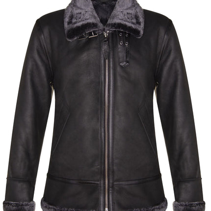 Mens B3 Aviator Flying Sheepskin Jacket-Alhambra