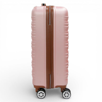 Expandable Hard Shell ABS Suitcase Set 8 Wheel Robust Travel Case Holiday Luggage