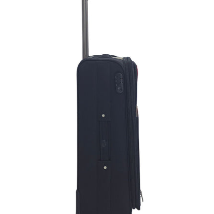Soft 3 pcs Luggage Suitcase Set Cabin Light Travel Bags