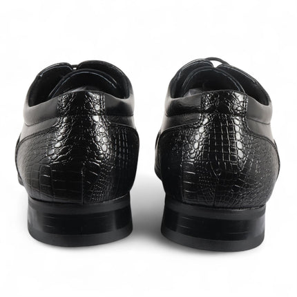 Men's Black Classic Lace-Up Brogue Formal Shoes