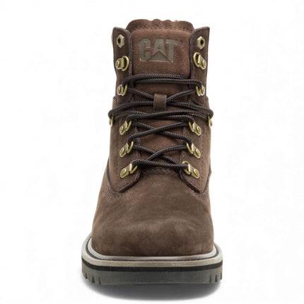 CAT (Caterpillar) Waterproof Colorado 2.0 Hiker Dark Brown Leather Walking Ankle Boots