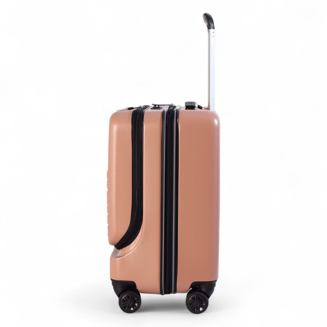 Durable EasyJet Ryanair 39 x 26 x 51.5 cm Front Open Cabin Luggage Travel Suitcase
