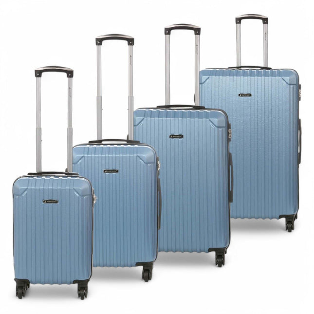 Hard Shell ABS 4 Wheels Luggage Travel Cabin Suitcase Set