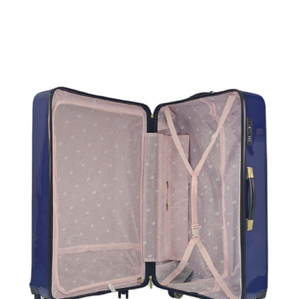 Hard Shell Flower Print Suitcase Luggage Set